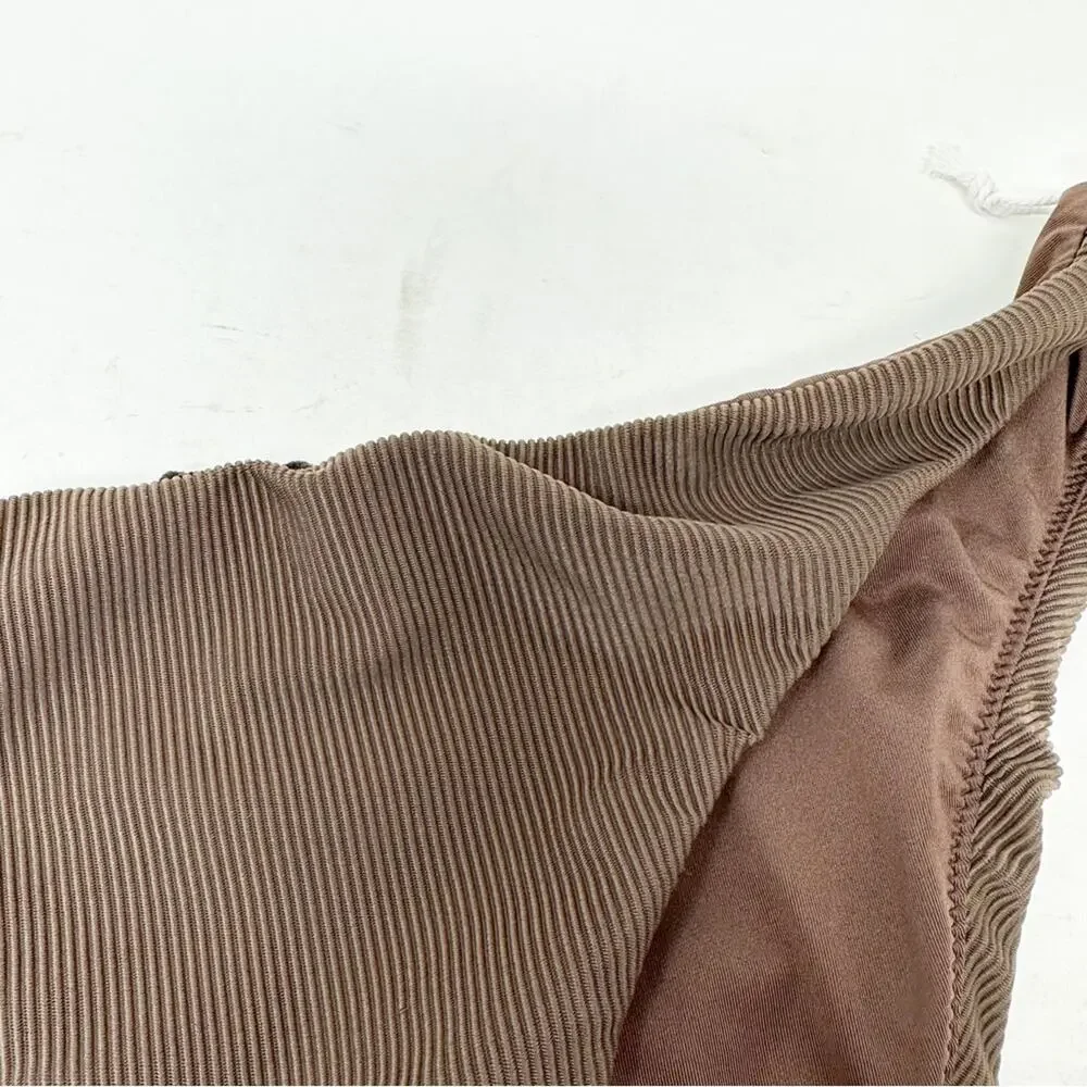 GOOD AMERICAN Ribbed Better Bikini Cheeky NWT in Size 4 (XL)